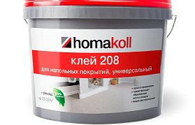 Клей Homakoll 208 (7 кг) универсальный для напольных покрытий из ПВХ и текстиля, морозостойкий